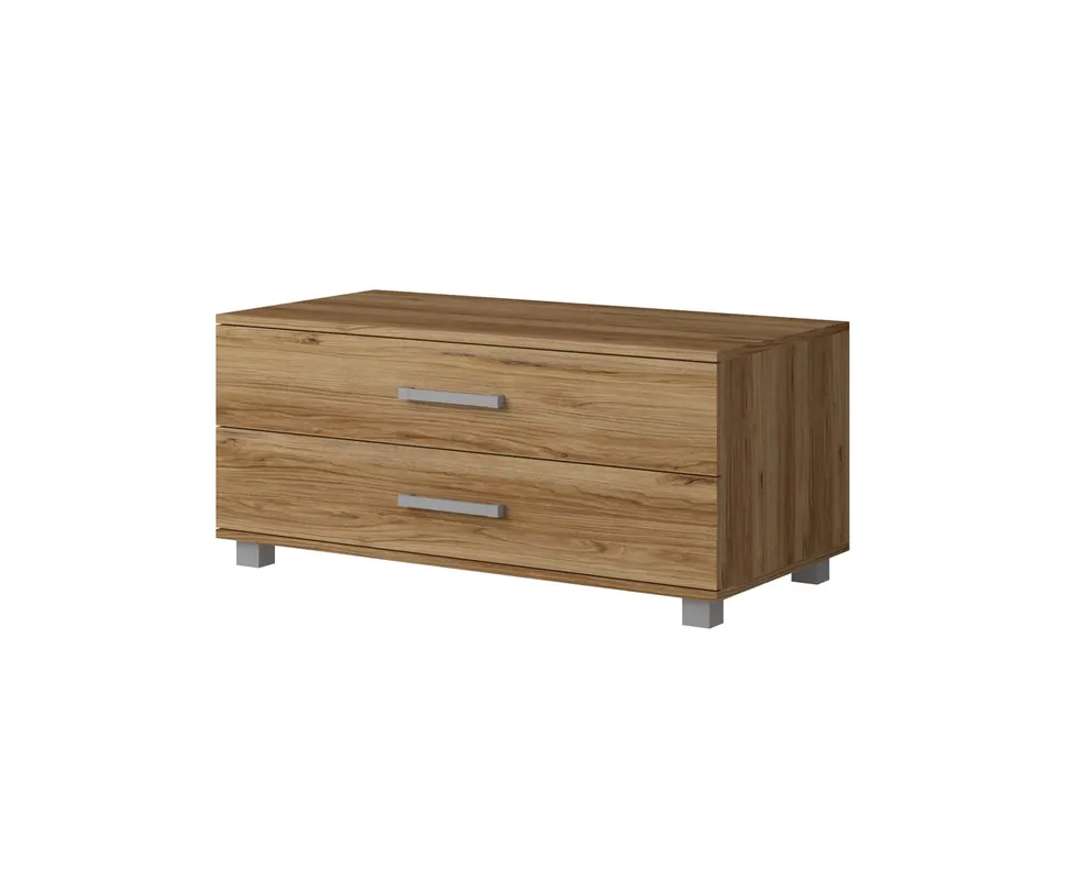 Neu Im Sortiment RTV Schrank Maximus 100 cm Eiche catania mit Schubladen modernes Design und Schubladen auf Rollenführung