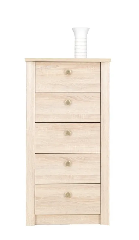 Kommode Finezja 55 cm Eiche sonoma modernes Design Möbel Kante mit speziellen ABS-Furnier getrimmt Beliebt