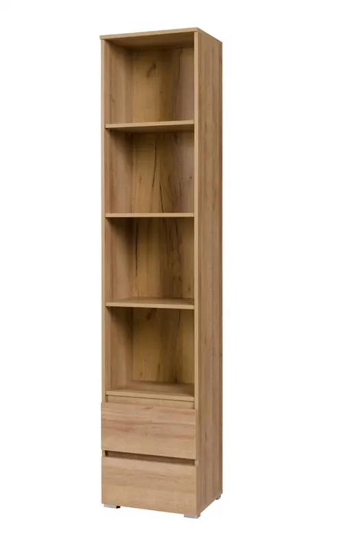Super-Preis Regal mit Schubladen Simple Riviera-Eiche funktionaler Möbel für Jugendzimmer Wohnzimmer oder Büro