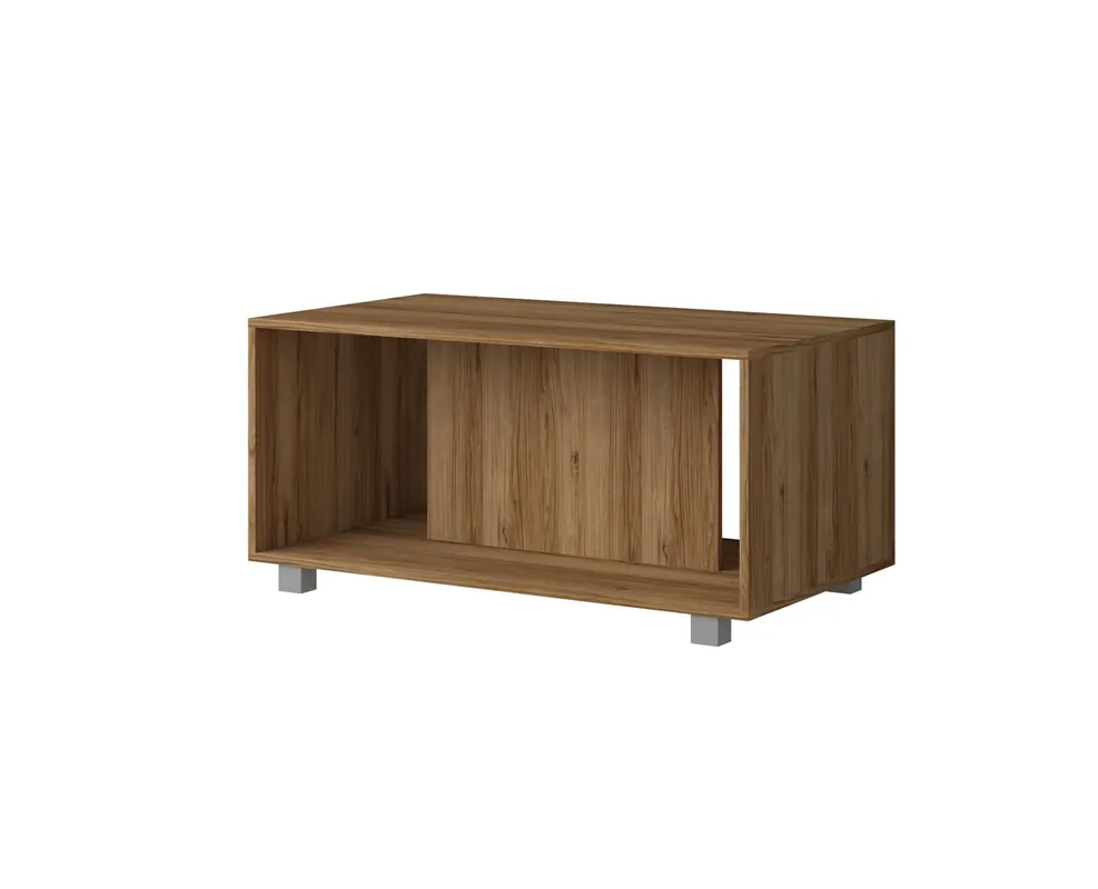 Couchtisch Maximus 100 cm Eiche catania modernes Möbeldesign Tischkante mit speziellem ABS-Furnier bearbeitet Neu