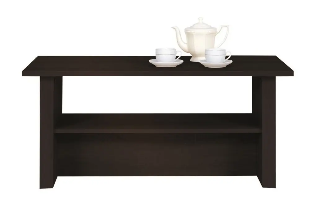 Versand Am Gleichen Tag Couchtisch Finezja 110 cm Eiche sonoma chocolate modernes Möbeldesign auslaufsichere Platte
