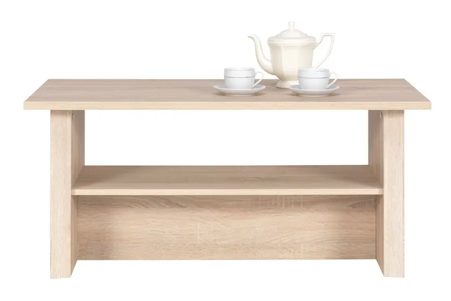 Couchtisch Finezja 110 cm Eiche sonoma light modernes Möbeldesign auslaufsichere Platte Online Kaufen