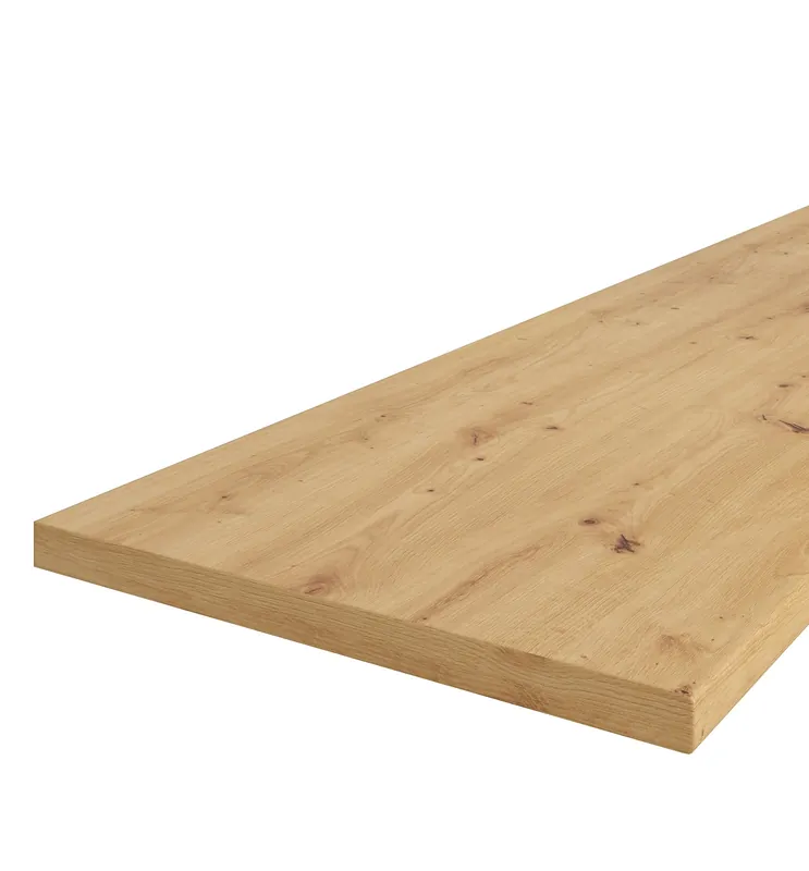 Neue Ware Küchenarbeitsplatte Eiche artisan Dicke 38mm Breite 1200mm hohe Beständigkeit gegen Hitze und Stöße