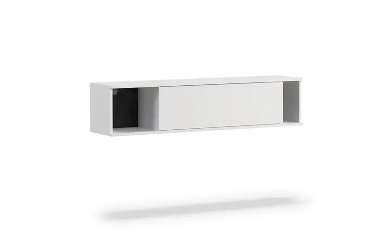 Tutti Hängeschrank 135 cm weiß minimalistisches Design stilvolle schlichte Form des Möbels mit griffloser Front Knallerangebot