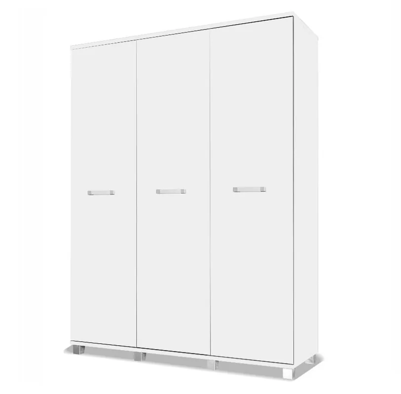 Kleiderschrank Maximus 150 cm weiß modernes Möbeldesign hochwertige Verarbeitung Kleiderschrankkanten mit Spezialfurnier verarbeitet Knallerangebot