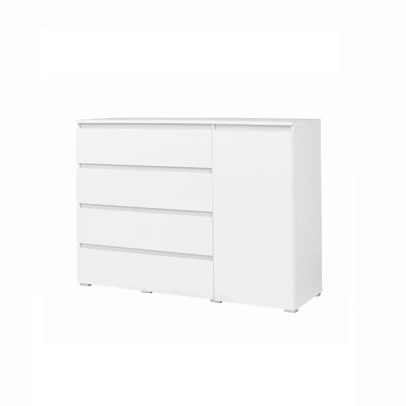 Abverkauf Kommode Simple 138 cm weiß Funktionsmöbel für Jugendzimmer Wohnzimmer oder Büro