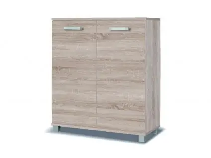 Maximus Kommode 100 cm Eiche Sonoma hell modernes Möbeldesign Kommode Kanten mit ABS-Spezialfurnier Preiswert