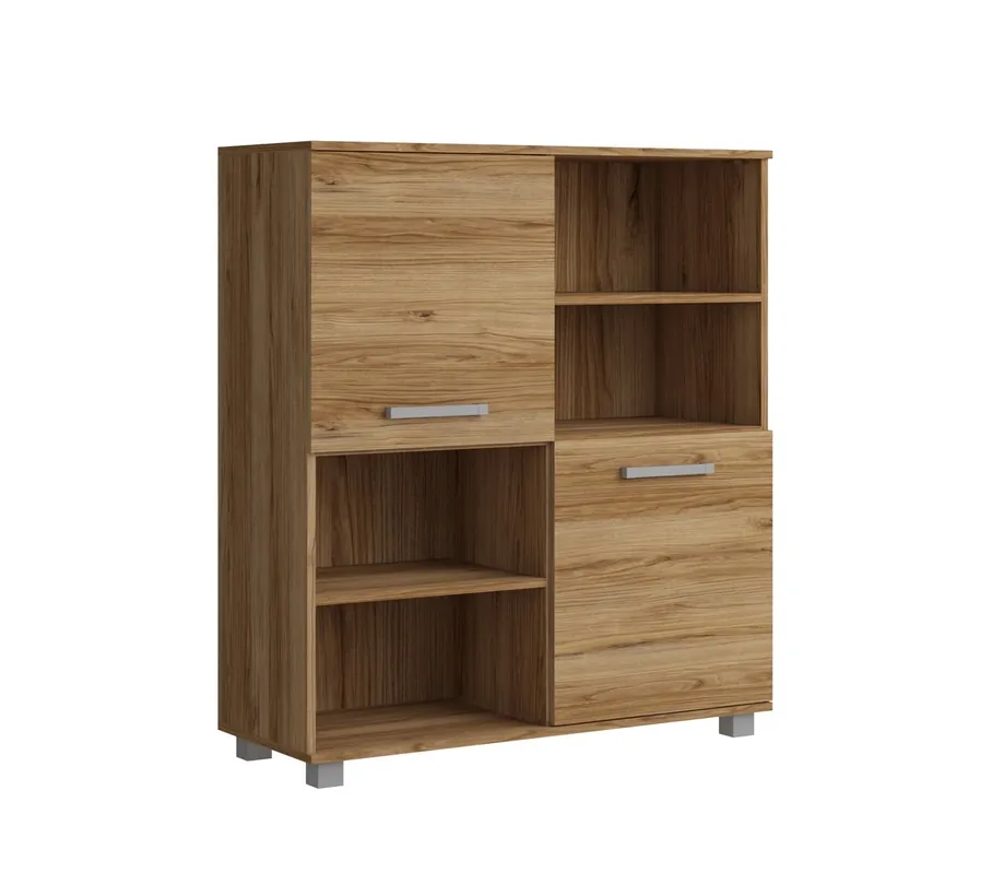 Maximus 100 cm Kommode Eiche catania modernes Möbeldesign Kommode mit speziellem ABS-Furnier umrandet Saisonangebot