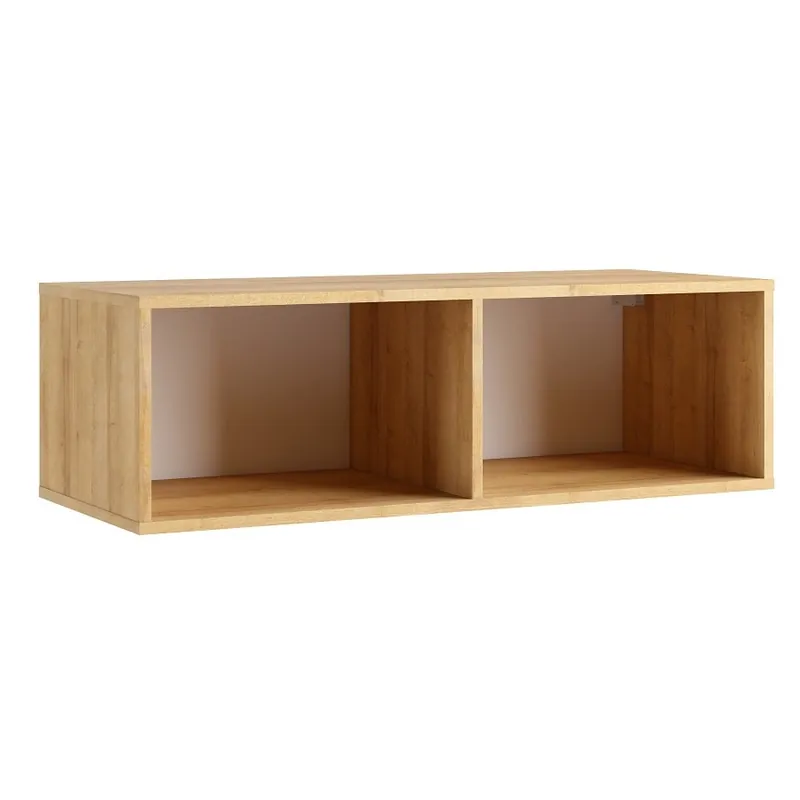 Regal Apulia 100 cm goldene Eiche optisch attraktiv und funktional ein einfaches Gerät, das in jedes Interieur passt Saisonangebot