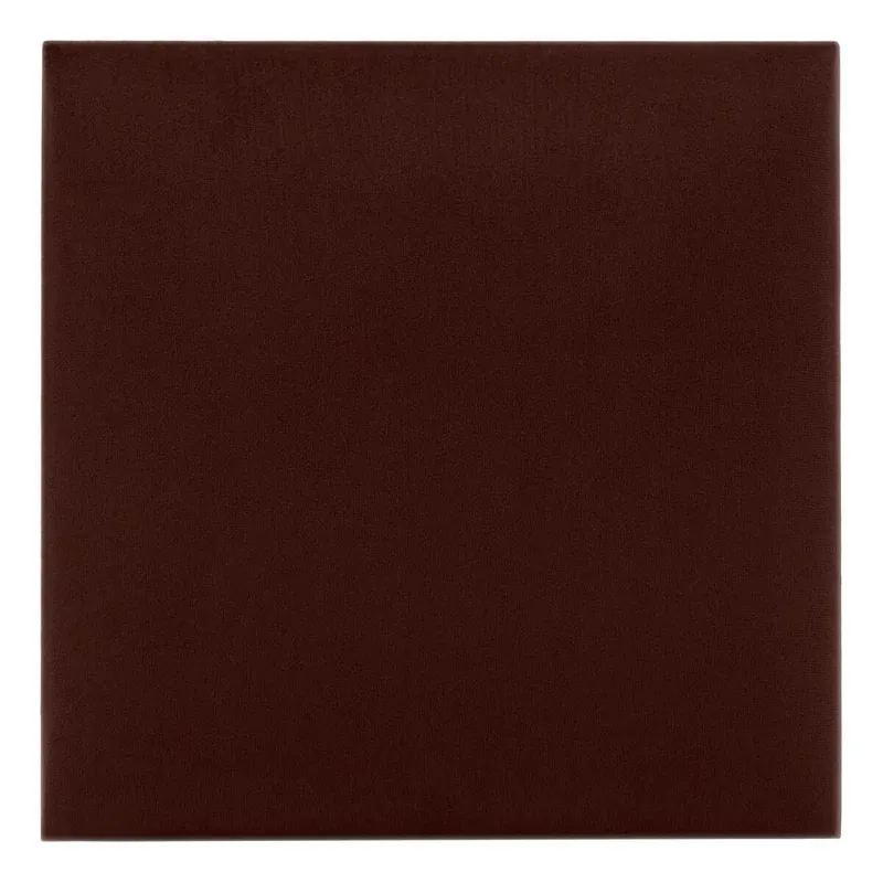 Begrenztes Angebot Gepolstertes Paneel Quadra 40x40 cm burgunderfarbenes stilvolles Wandpaneel quadratischer Veloursstoff modisches Finish für jede Einrichtung