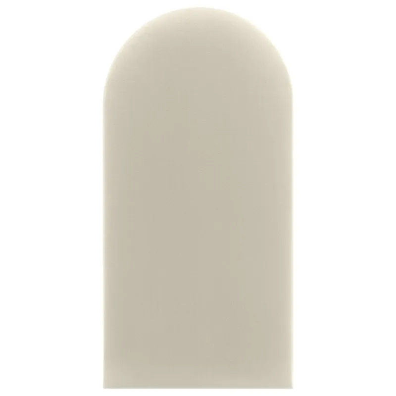 Beliebt Wally gepolstertes Paneel 30x80 cm cremefarben stilvolles Wandpaneel Zaun Veloursstoff modisches Finish für jede Einrichtung