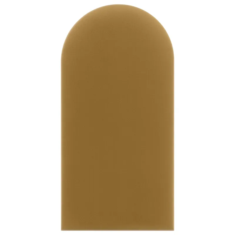 Begrenztes Angebot Wally gepolstertes Paneel 30x60 cm gelb stilvolles Wandpaneel Zaun Veloursstoff modisches Finish für jede Einrichtung
