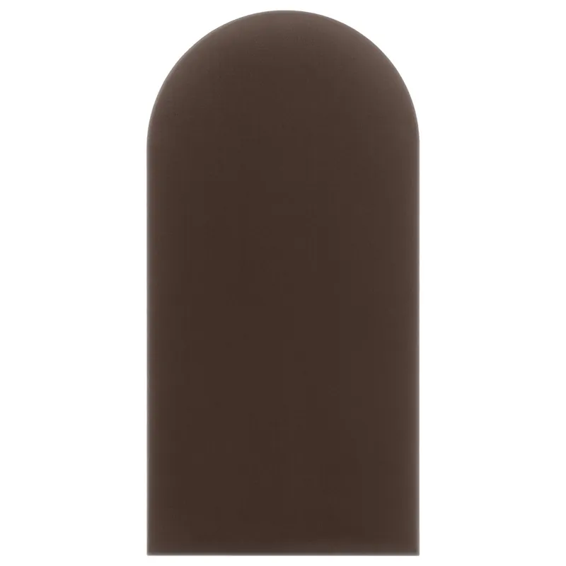 Wally gepolstertes Paneel 30x80 cm braun stilvolles Wandpaneel Zaun Veloursstoff modischer Schliff für jedes Arrangement Neue Kollektion