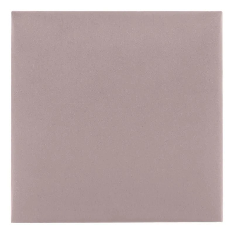 Gepolstertes Paneel Quadra 50x50 cm rosa stilvolles Wandpaneel quadratischer Veloursstoff modisches Finish für jede Einrichtung Geprüft