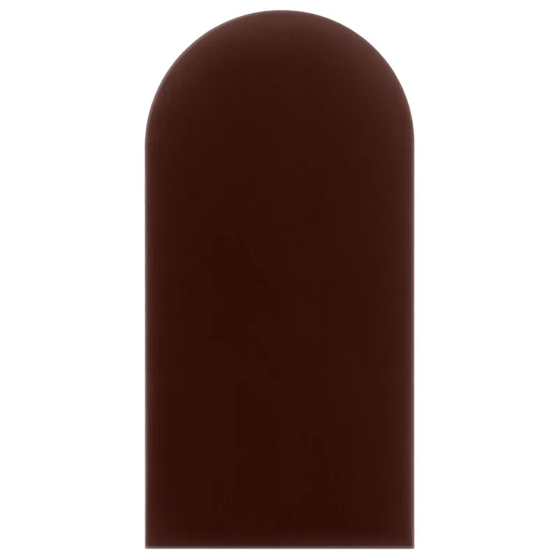 Wally gepolstertes Paneel 30x100 cm kastanienbraun stilvolles Wandpaneel Zaun Veloursstoff modisches Finish für jede Einrichtung Markenware