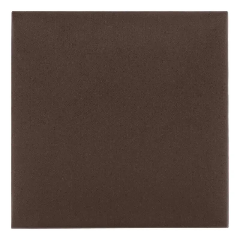 Sofort Bestellen Polsterpaneel Quadra 40x40 cm braun stilvolles Wandpaneel quadratischer Veloursstoff modisches Finish für jede Einrichtung
