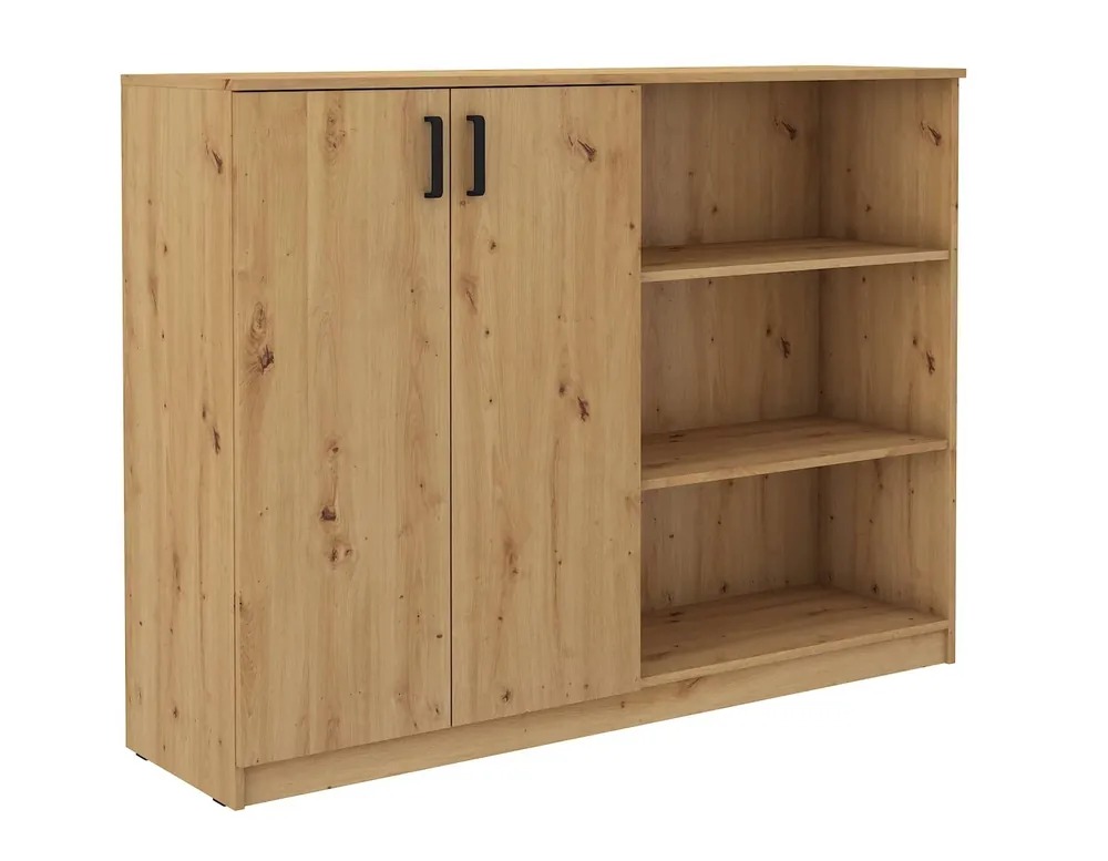 Meistverkauft Makana 158 cm Eiche handwerkliche Kommode funktionelles Möbelstück für das Büro, Arbeitszimmer oder Jugendzimmer
