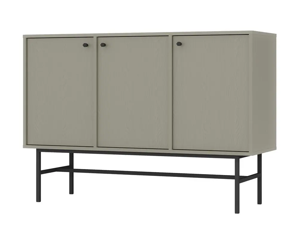 Kioto III Kommode 125 cm Eukalyptus minimalistische Form ideale Kommode für ein Schlafzimmer Wohnzimmer oder Jugendzimmer stabiler Rahmen Markenware