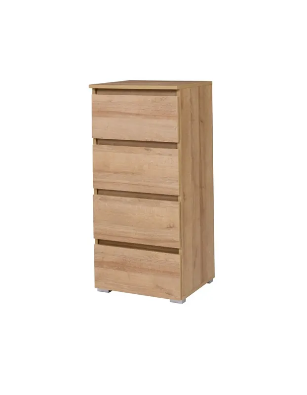 Kommode Simple 45 cm Eiche riviera funktionelles Möbelstück für das Jugendzimmer, Wohnzimmer oder Büro Sonderaktion