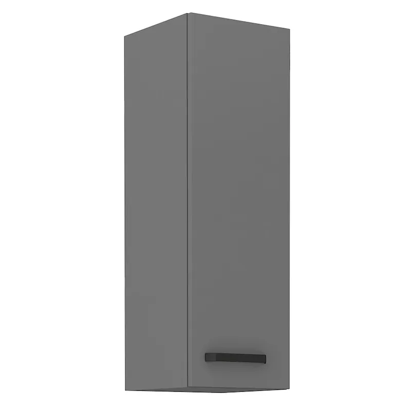 Top-Seller Verdi 30 G-90 1F Küchenwandschrank feuchtigkeits- und beschädigungsbeständiger Schrank schwarze Metallgriffe