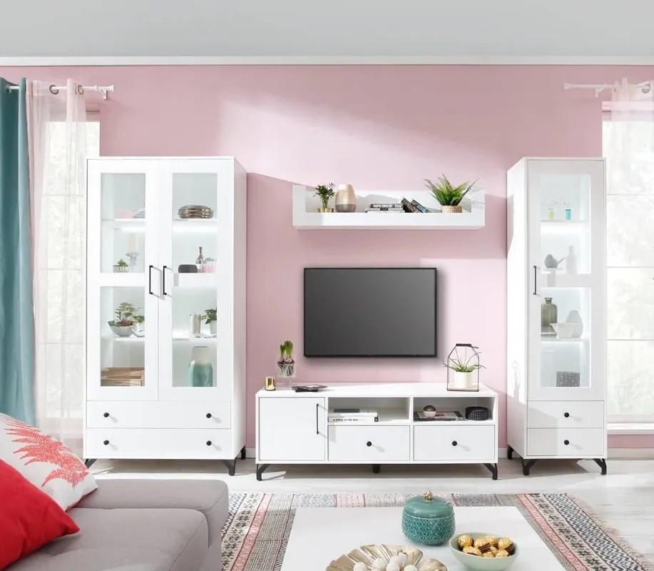 Kracherpreis Skien Möbel weiß glänzend innovative Wohnzimmer- und Loungemöbel im zeitgenössischen Stil