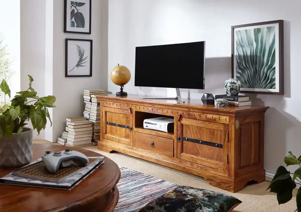 Top-Seller TV-Board Akazie 170x40x55 honig lackiert OXFORD #0324