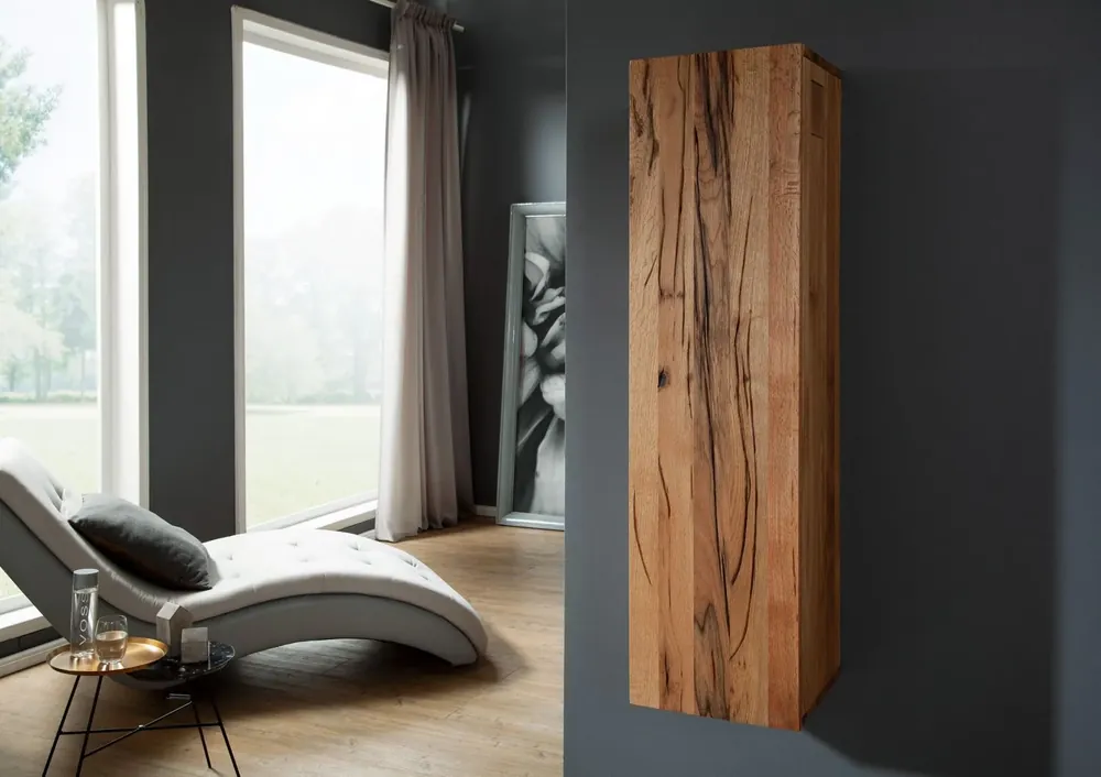 Super-Preis Hängeschrank Wild-/Zerreiche 33x33x124 natur geölt FRANKFURT #101