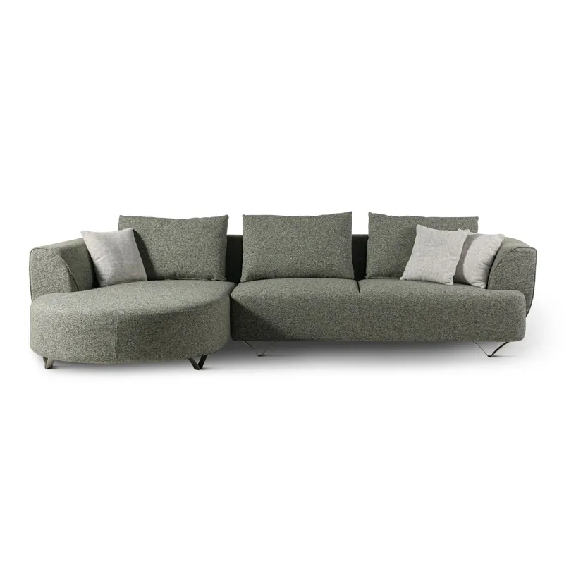 Abverkauf Ecksofa 308x173x72 dunkelgrün FIONA