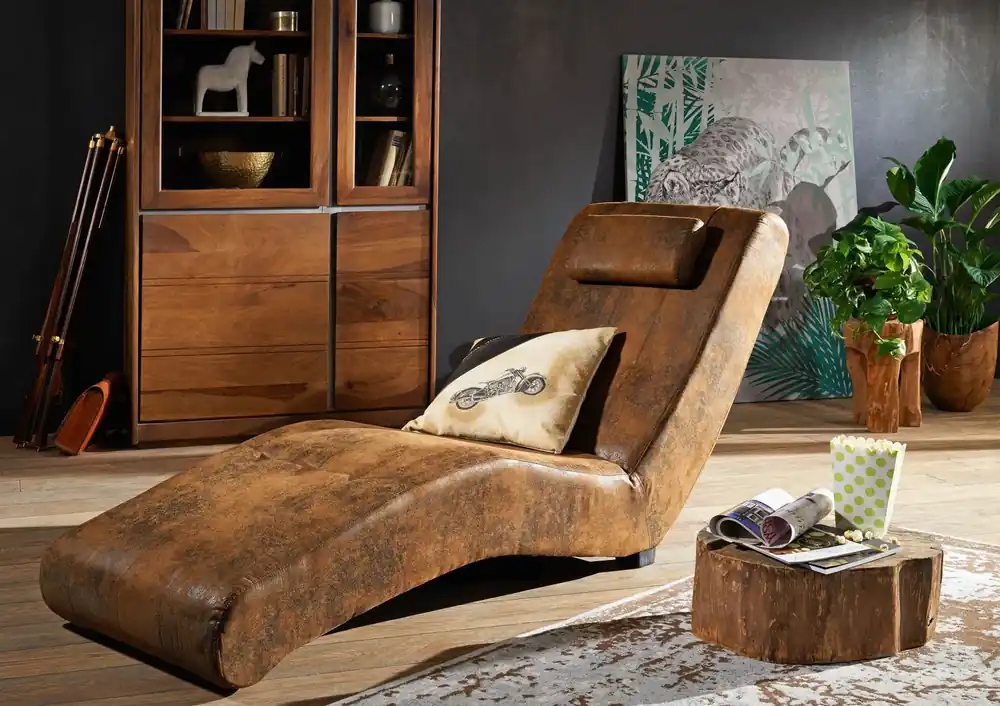Relaxliege 180x62x87 braun SPLEEN Solange Der Vorrat Reicht