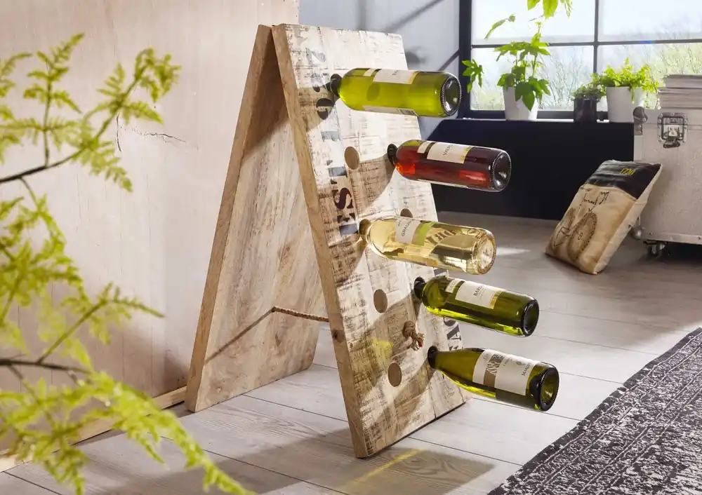 Must-Have Weinregal Mango 35x25x70 bedruckt FACTORY #151