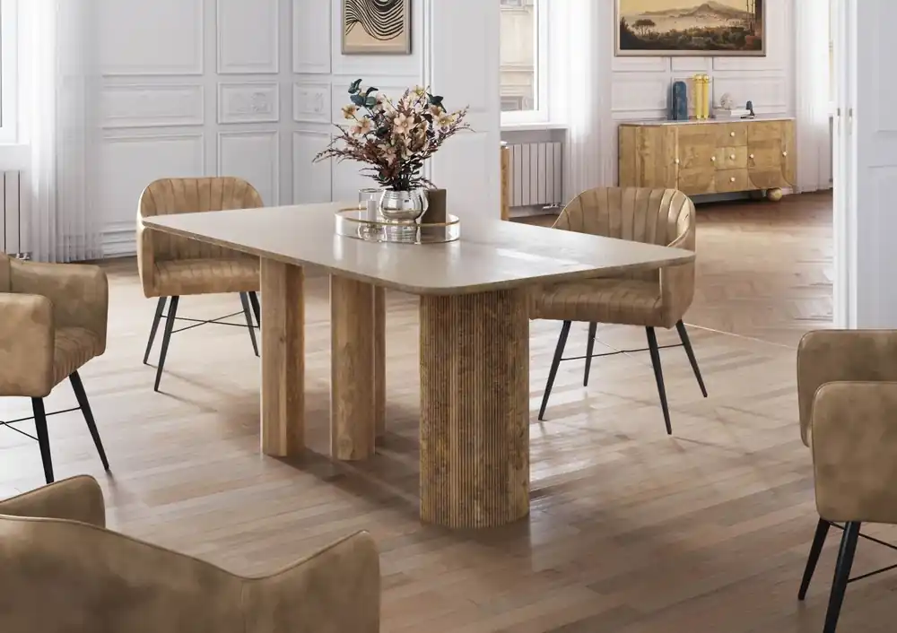 Esstisch Mango 180x90x77 natur lackiert FLORENZ #110 Neuheit