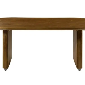 Super-Preis Esstisch oval Mango 180x90x45x76 braun lackiert BARCELONA #227