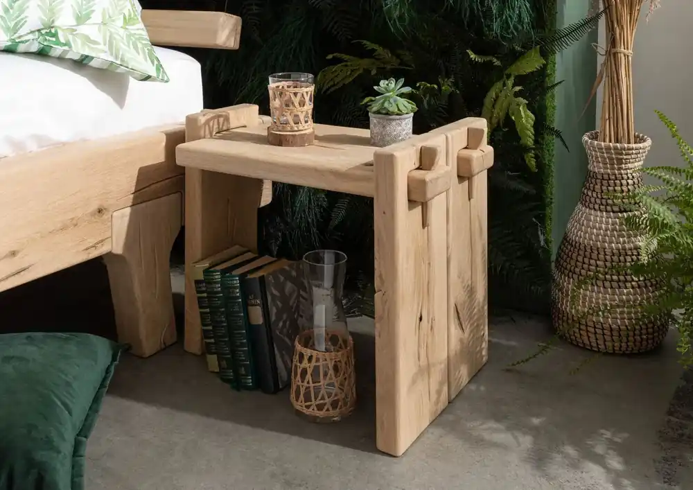 Nachttisch Eiche 56x34x45 natur geölt OAK HEART #11 Letzte Chance