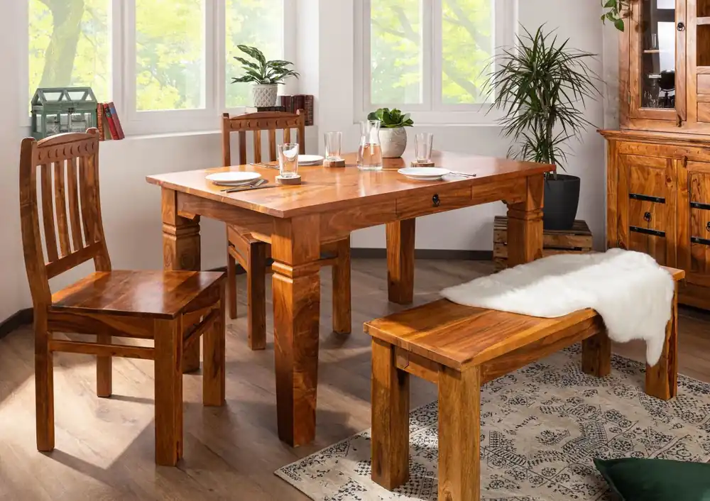 Esstisch Akazie 180x90x76 honig lackiert OXFORD #0604 Neue Ware