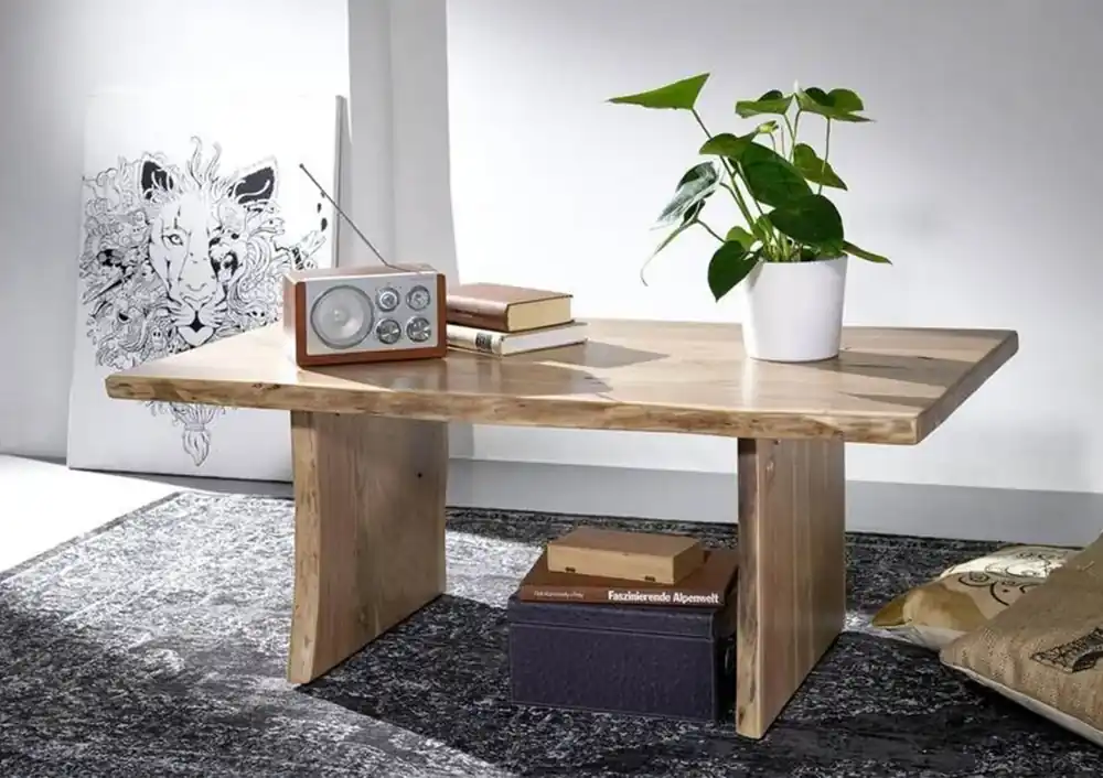 Abverkauf Couchtisch Akazie 120x70x45 natur lackiert PURE ACACIA #305
