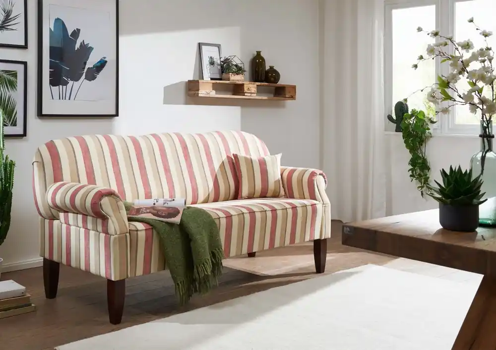 Top-Angebot Küchensofa 188x78x97 gestreift EDINBURGH
