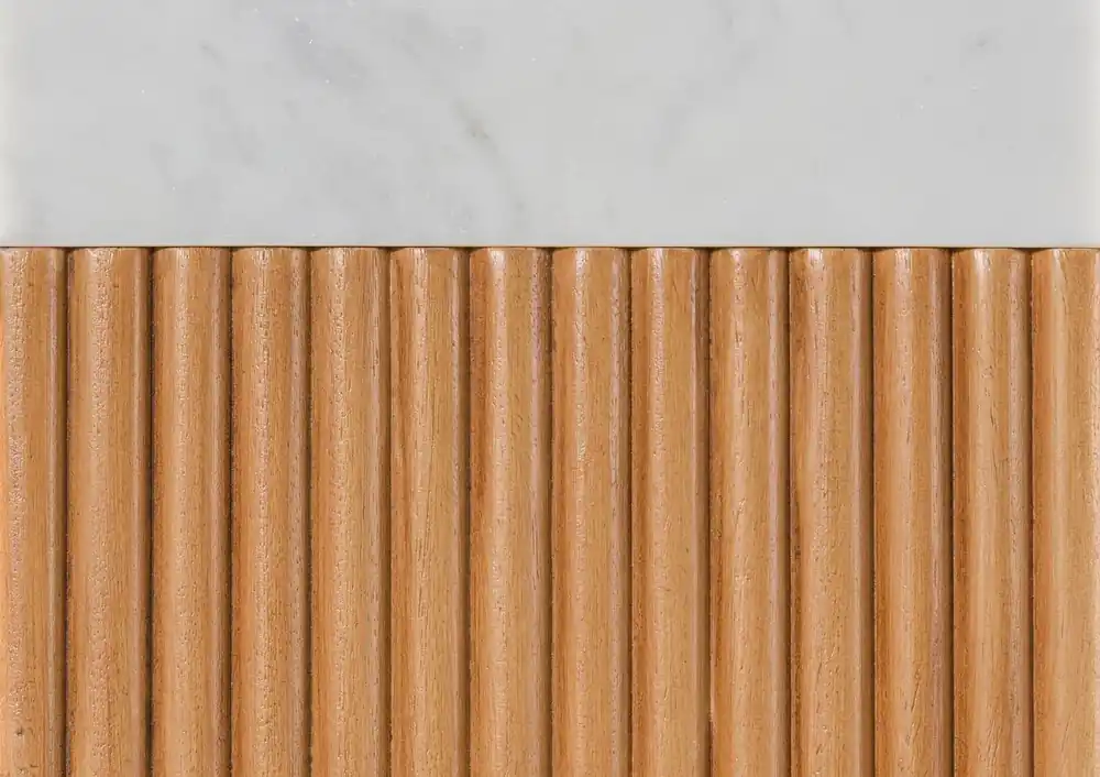 Muster Mango natur lackiert / Marmor weiß BARCELONA Jetzt Kaufen