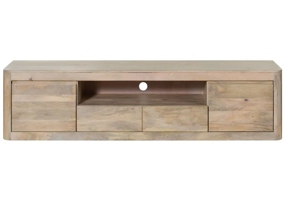 Wochenendangebot TV-Board Mango 200x45x50 weiß lackiert TORONTO #351