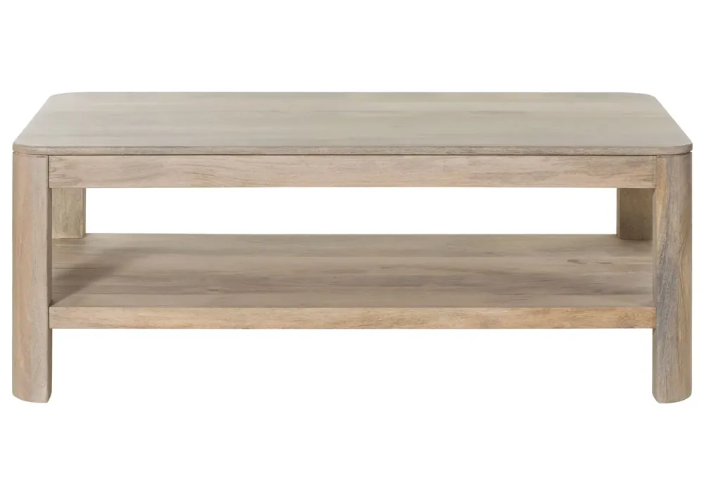 Couchtisch Mango 120x70x45 weiß lackiert TORONTO #305 Letzte Chance