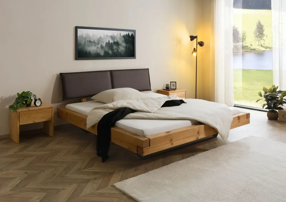 Bett Fichte 200x200 natur gebeizt / geölt FICHTELBERG #13 Sofort Bestellen