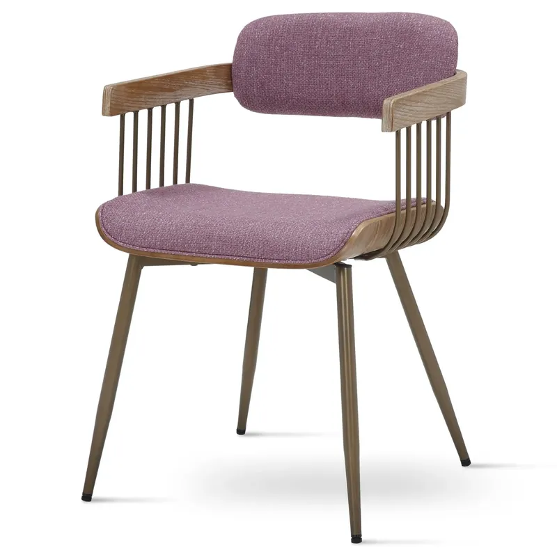 Abverkauf Polsterstuhl 51x53x78 violett JANINA #01
