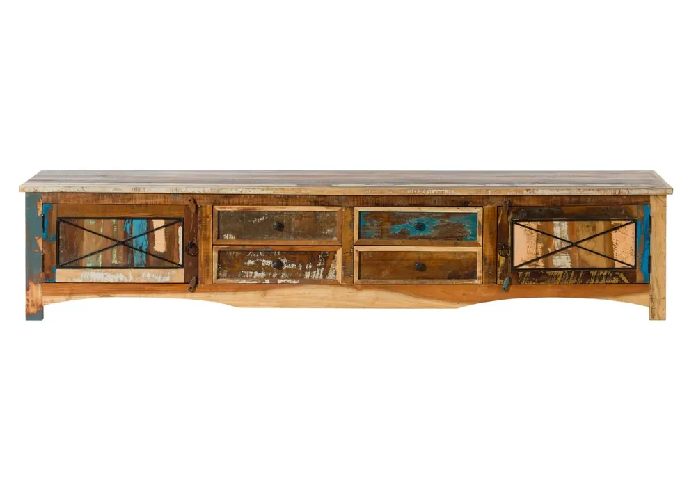 Neu Im Sortiment TV-Board Altholz 240x40x50 mehrfarbig lackiert NATURE OF SPIRIT #43