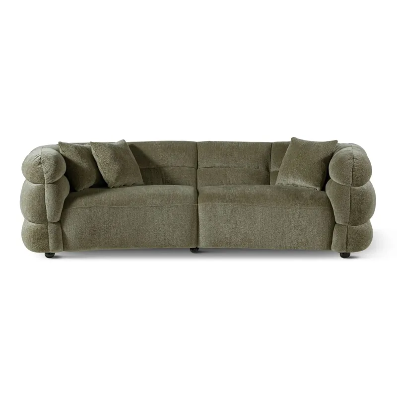 Sofa 3-Sitzer 260x100x76 grün WILMA Online Kaufen