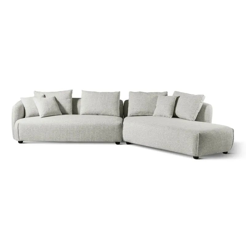 Solange Der Vorrat Reicht Wohnlandschaft 362x106x72 beige MILA