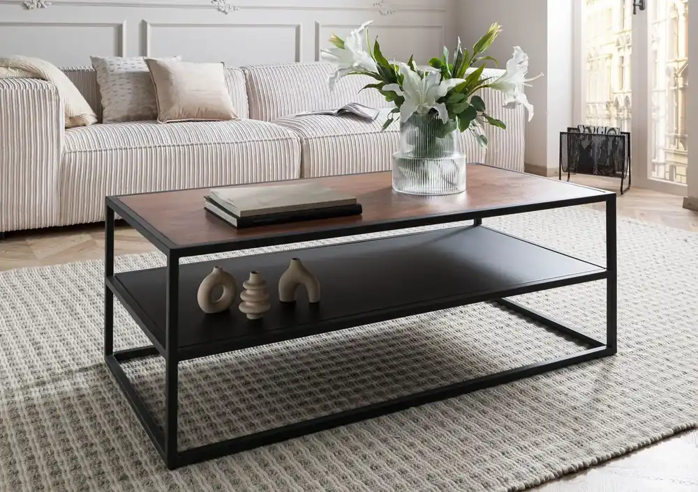 Ausverkauf Couchtisch Mango 120x60x43 braun geölt LOUNGE COLLECTION #104