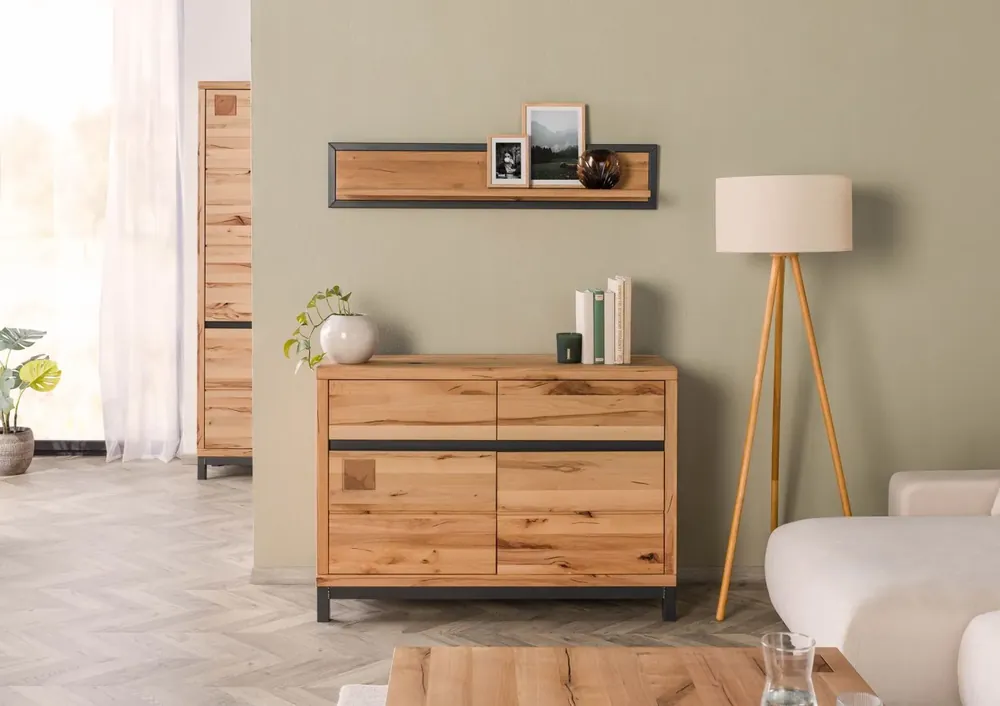 Direkt Vom Hersteller Sideboard Kernbuche 120x45x85 natur geölt VILLANDERS #111