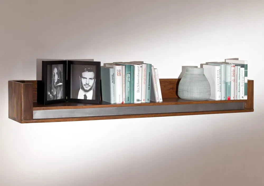 Neue Kollektion Wandboard Sheesham 150x22x20 noble unique lackiert SYDNEY #109