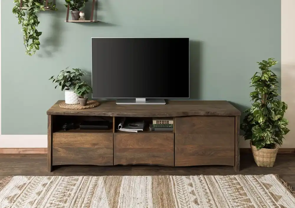 Ausverkauf TV-Board Mango 178x48x58 braun geölt PURE MANGO #223