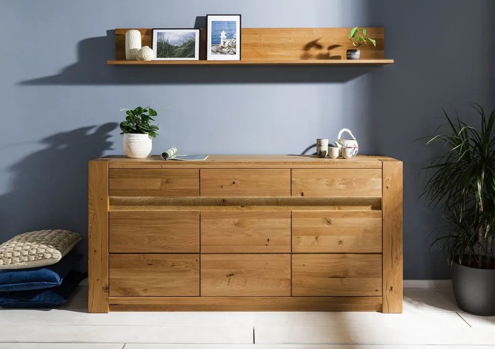 Bestseller Sideboard Wildeiche 173x40x85 braun geölt KENT #308