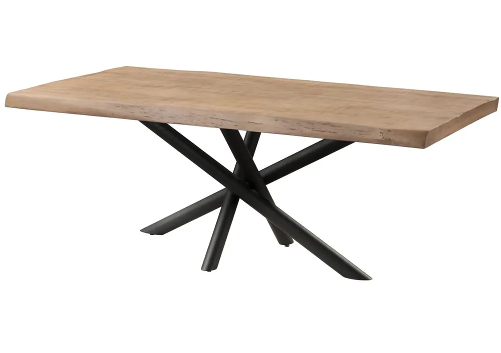 Neue Kollektion Baumtisch Mango 180x90x76 beige lackiert / Mikado-Beine anthrazit matt FREEFORM 5
